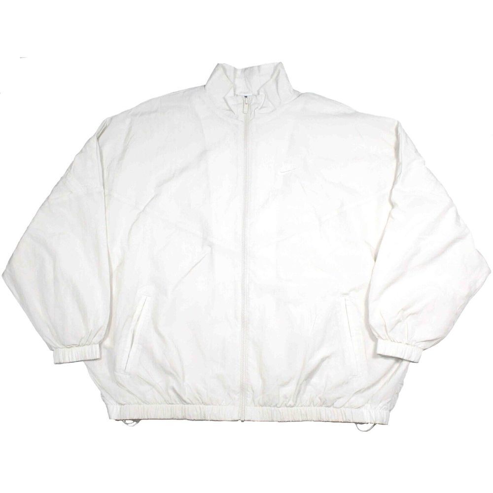 NEW Nike Essential Windrunner Ivory Oversized Fit Woven Jacket Womens Size XL